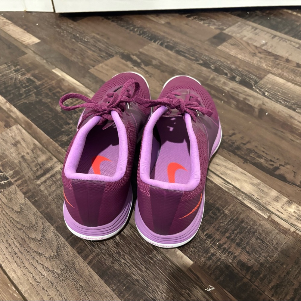 Nike Women's Maroon and Pink Athletic Shoes - Picture 4 of 10